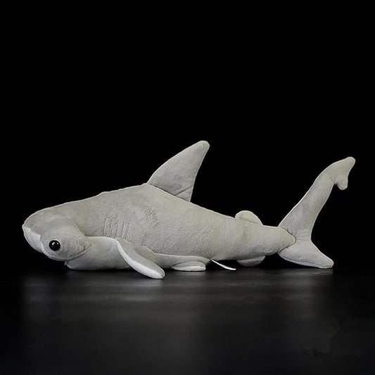 ZHONGXIN MADE Simulation Hammerhead Shark Stuffed Animal - 15 inch Simulation Shark Animal Plush Toys as Gift for Your Kids