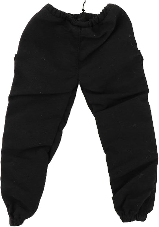 1/6 Male Figure Doll Clothes Costume Pants, Handmade, Collectible Action Figures Clothes for 12'' Figures Accessories Clothes, Black