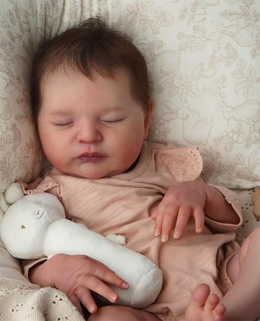 Lifelike Reborn-Baby Dolls 19 Inch Realistic Baby Dolls Sleeping Real Life Newborn Baby Dolls That Look Real Realistic Toddler Doll Soft Vinyl Body