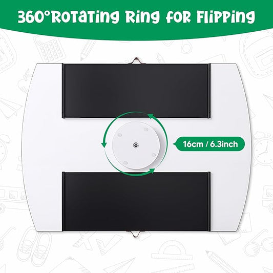 1500 Piece Rotating Puzzle Board with Drawers & Cover,34" x 25",Metal Jigsaw Puzzle Board 360° Spinning Portable Puzzle Table-No Assembly,Birthday Gifts for Mom