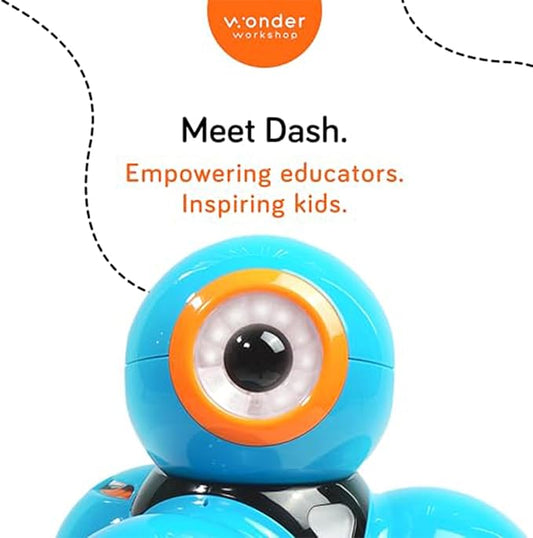 Wonder Workshop Dash Robot - Coding Robots for Kids 6+ - Voice Activated STEM Robot Toys - Interactive, Educational & Programmable