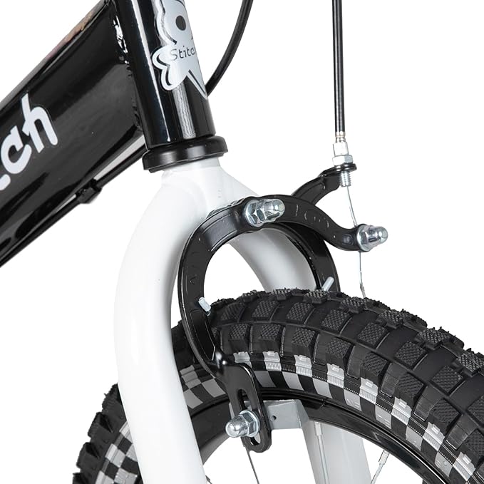 JOYSTAR Kids Bike for 2-7 Years Girls Boys w/o Dual Handbrake 12 14 16 Inch Princess Girls Bike with Training Wheels Doll Seat Streamers Boys Bikes with Flag & Water Bottle, Kids' Bicycle