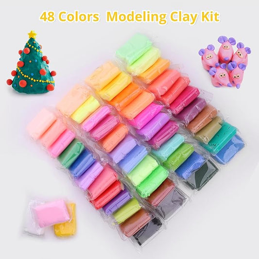 Air Dry Clay, 180 Packs Colored Foam Clay, Moldable Foam Clay Super Light Air Dry Clay Perfec for Arts Crafts