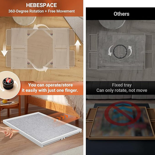 1500 Pieces Move & Rotating Puzzle Board with Drawers,36.42" x 28.94" Portable Jigsaw Puzzle Table for Adults, Wooden Puzzle Board with Covers & Wheels, Birthday Gifts for Mom