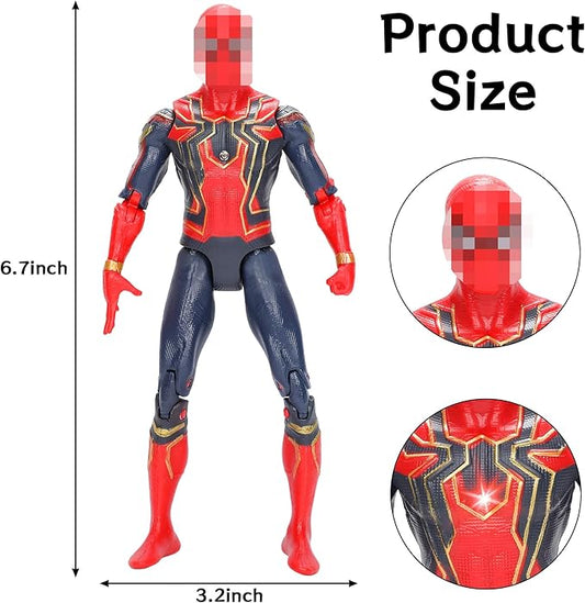 11PCS Anime Action Figures Toy Set - 7 INCH Hero Action Figure Adventures Figure Party Decoration, Glow at Dark Movable Collection Toy for Anime Lovers Room Decor Birthday Gift