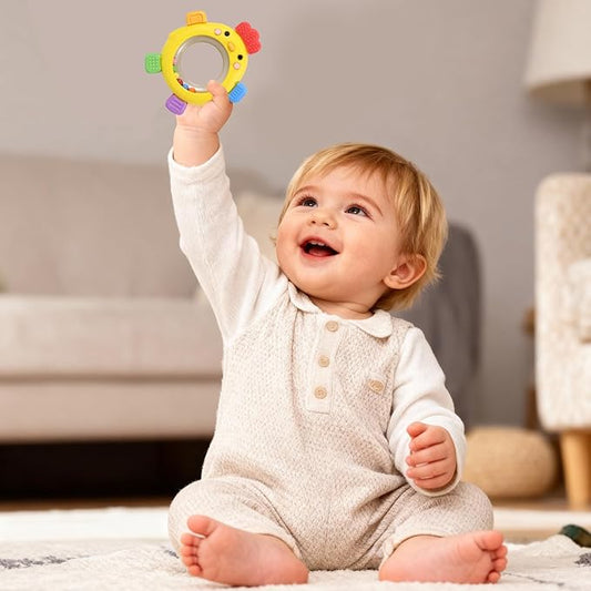 Baby Teething Toy Silicone Teething Toys Bath Toy for Babies 0-6 Months Chick Baby Chew for Sucking Needs