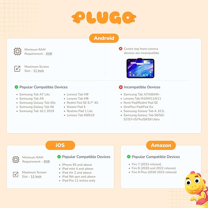 PlayShifu Plugo Coding Kit – Learn The Basics of Coding with Interactive Block-Based Games and Puzzles for Kids Ages 4-10 | Smart Learning & STEM Toy | Educational Gift for Boys and Girls