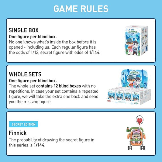 POP MART Disney Zootopia: Next Adventure Series Blind Box Figures, Collectible Toys Home Decorations, Holiday Birthday Gifts for Girls and Boys, Whole Set