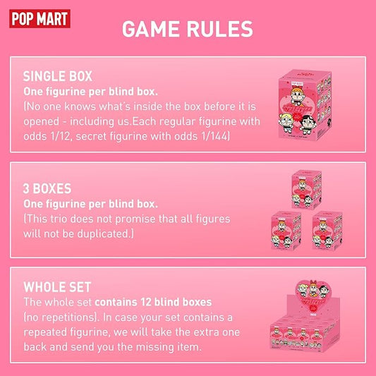 POP MART CRYBABY x Powerpuff Girls Series Figures, 12PCs CRYBABY Blind Box Figures, Random Design Action Figures Collectible Toys Home Decorations, Holiday Birthday Gifts for Girls and Boys, Whole Set
