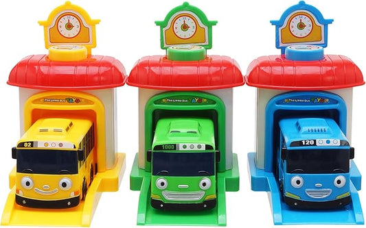 Tayo Rogi Lani Shooting-Car Station - The Little Bus Tayo Friends Toy Car