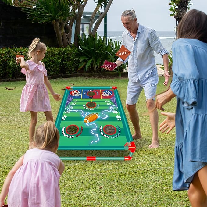 Bean Bag Toss Game for Kids, Outside Toys for 3 4 5 6 7 8 Years Old Boys Girls, Fun Outdoor Activities Game for for Family Party, Ideal Birthday for Ages 4-8 Toddlers