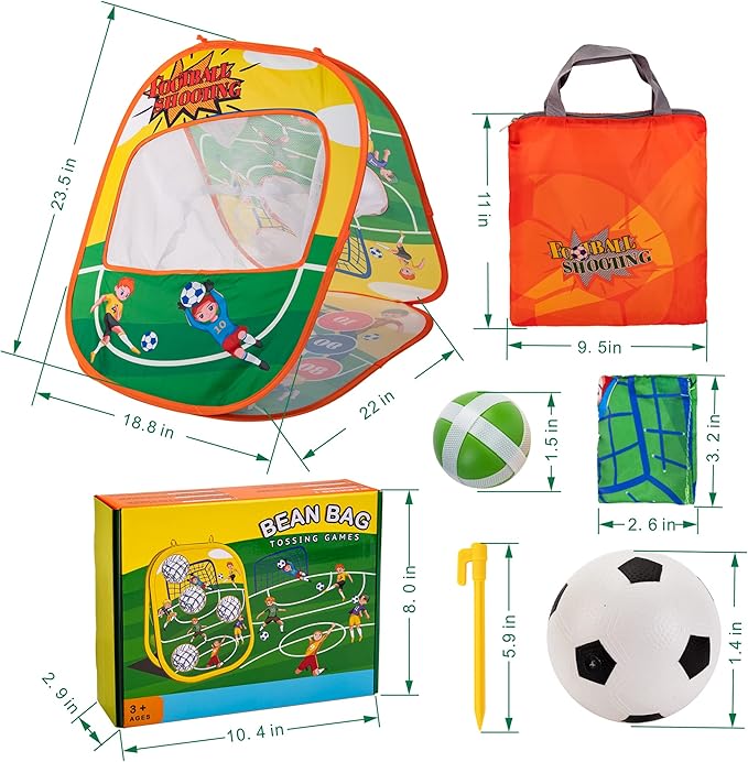 Sundaymot Bean Bag Toss Game Toy, Football Game Toys. Toddler Outdoor/Indoor Toys, for Kids Ages 3 4 5 6 7 8 Year Old Boys Gift, Kids Birthday Or Christmas Party Game, Backyard Game