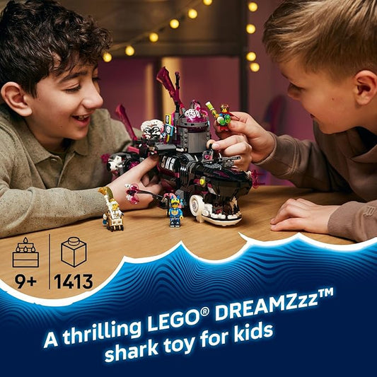 LEGO DREAMZzz Nightmare Shark Submarine Building Toy for Kids - Pretend Play Set & Figures for Boys & Girls, Ages 9+ - Rebuild as a Battleship or Submarine Toy - Gift Idea for Birthdays - 71500