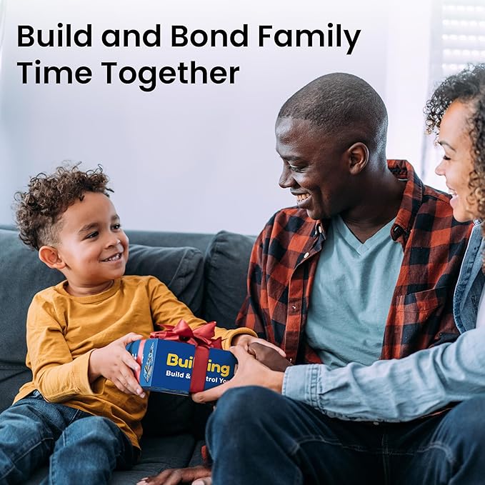 Sillbird STEM Robot Building Kit with Remote Control Gifts for Boys Ages 8-14, Buildable 5in1 Robotics Technic Coding Toy for Kids Birthday with 596 Pieces