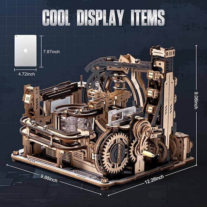 RoWood 3D Puzzles for Adults,Wooden Puzzles for Adults,Marble Run Model Kits,3D Wooden Puzzles Gift