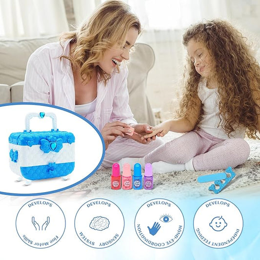 Kids Makeup Sets for Girls - Makeup for Kids 8-12, Maquillaje para Niñas, Play Make Up Kit, Non Toxic Best Toys for Little Girl, Princess Toddler Kid Stuff, Ages 345679 10 Year Old Girl Birthday Gifts