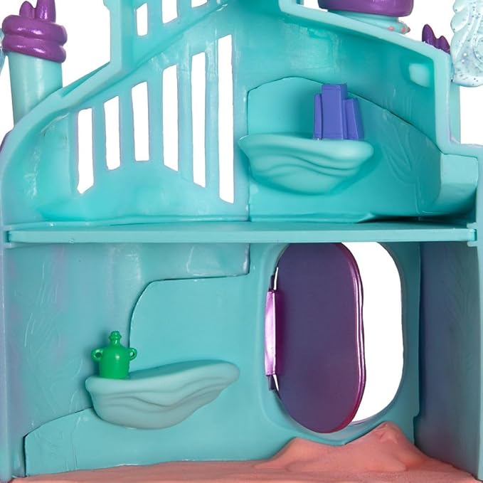 Disney Store Official Princess Micro Toy Set – The Little Mermaid – Set Includes Micro Figures of Ariel, Flounder, Sebastian, & her Palace – Portable Playset – Perfect for Fans of Disney Princesses