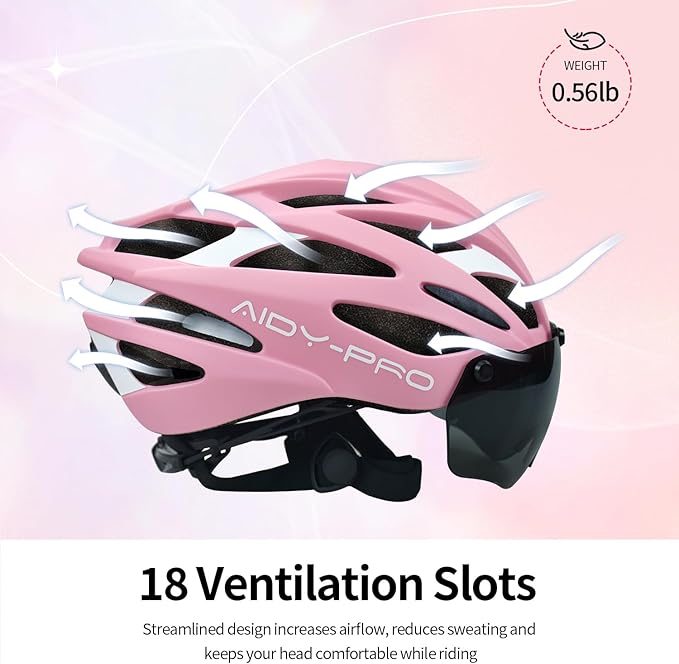 Kids Bike Helmet Boys Bike Helmet with Goggles, Adjustable Youth Bikes Helmets, Bicycle Cycling Roller Skating Skateboard Helmet for Boys Girls