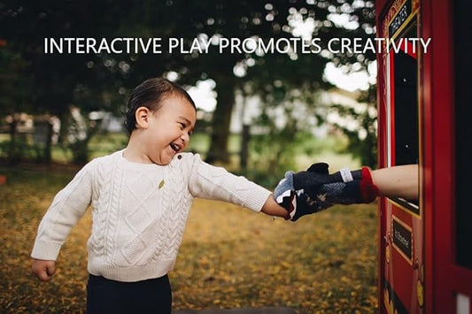 Cate & Levi - Hand Puppet - Premium Reclaimed Wool - Handmade in Canada - Montessori Toys for 1 Year Old (Set of 3 - Elephant, Dog, Dragon)