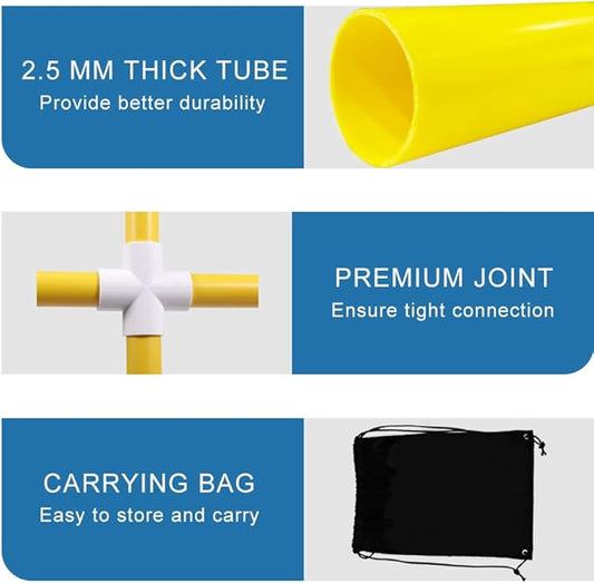 OTTARO Giant Tic Tac Toe Game Outdoor Indoor for Family, Outdoor Bean Bag Toss Game for Adults and Kids(3ft x 3ft)