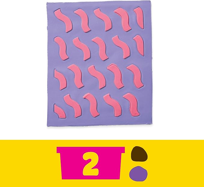 Play-Doh Barbie Fashionista Ruffles Set, Make Doll Clothes with Modeling Compound & 10 Fashion Accessories, Arts & Crafts for Girls & Boys, Kids Christmas Gifts, 5+