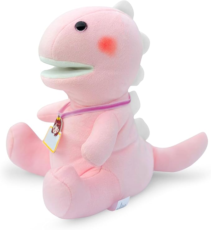 10" Rodayna Ventriloquist Style Puppet-Pink Dinosaur