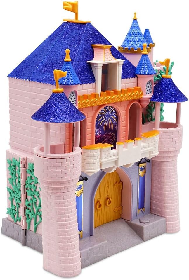 Disney Store Official Animators' Collection Deluxe Sleeping Beauty Doll House - 17-Piece Castle Playset with Princess Figures, Spinning Dancefloor, Music, & Fun Accessories
