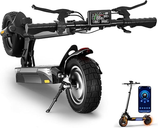 Electric Scooters - Electric Scooter for Kids, 500W/1000W/1500W Motor, 18/25/28 MPH Top Speed, 8.5'' /9.3'' /10'' Tires, 21/28 Miles Long Range, Portable E Scooter for Adults and Teens