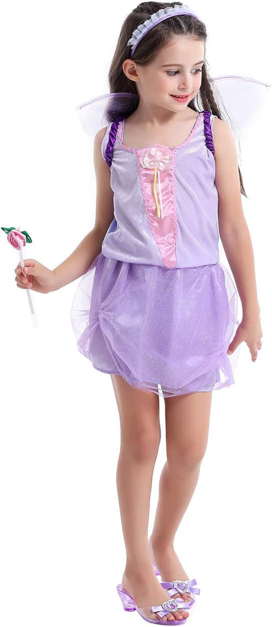 Fedio Dress up Clothes for Little Girls - Kids Dress up & Pretend Play Princess Dress up Trunk Costume for Girls 3-6 Years