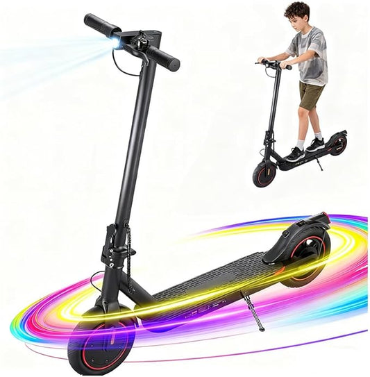 Electric Scooters - Electric Scooter for Kids, 500W/1000W/1500W Motor, 18/25/28 MPH Top Speed, 8.5'' /9.3'' /10'' Tires, 21/28 Miles Long Range, Portable E Scooter for Adults and Teens