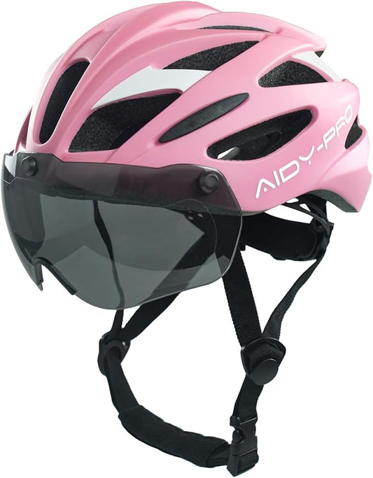 Kids Bike Helmet Boys Bike Helmet with Goggles, Adjustable Youth Bikes Helmets, Bicycle Cycling Roller Skating Skateboard Helmet for Boys Girls