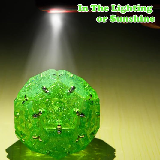 Magnetic Fidget Sphere Stress Relief Toys for Adults Kids, Anxiety Sensory Fidget Toys with Strong Neodymium Magnets, Desk ADHD Focus Tool Gift for Men Women (2.67'' Travel-Safe Toy Ball)