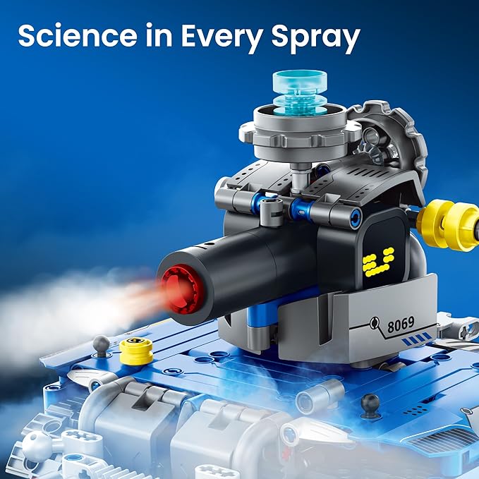 Sillbird STEM Robot Building Kit with Remote Control Gifts for Boys Ages 8-14, Buildable 5in1 Robotics Technic Coding Toy for Kids Birthday with 596 Pieces