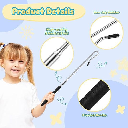 Adjustable Puppet Handles Metal Arm Control Rod Arm Control Stick Accessory for Puppets Arm Or Plush Body(1 Pcs)