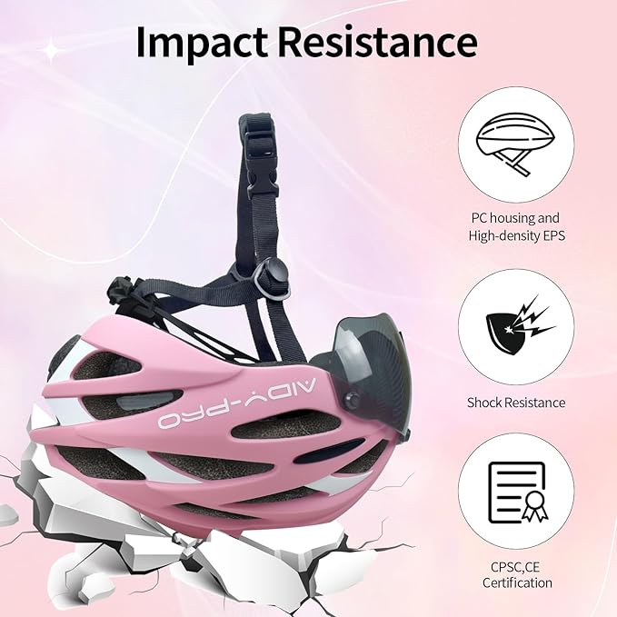 Kids Bike Helmet Boys Bike Helmet with Goggles, Adjustable Youth Bikes Helmets, Bicycle Cycling Roller Skating Skateboard Helmet for Boys Girls