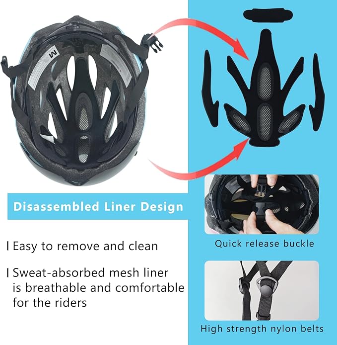 Kids Bike Helmet Boys Bike Helmet with Goggles, Adjustable Youth Bikes Helmets, Bicycle Cycling Roller Skating Skateboard Helmet for Boys Girls