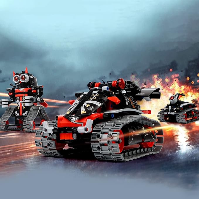 BEMITON Robot Building Toys STEM Projects for Kids Ages 6-10 8-12 and up, 3 in 1 Remote Control Car Coding Set, Educational Robotics Science Kit, Birthday for Teen Boys Girls