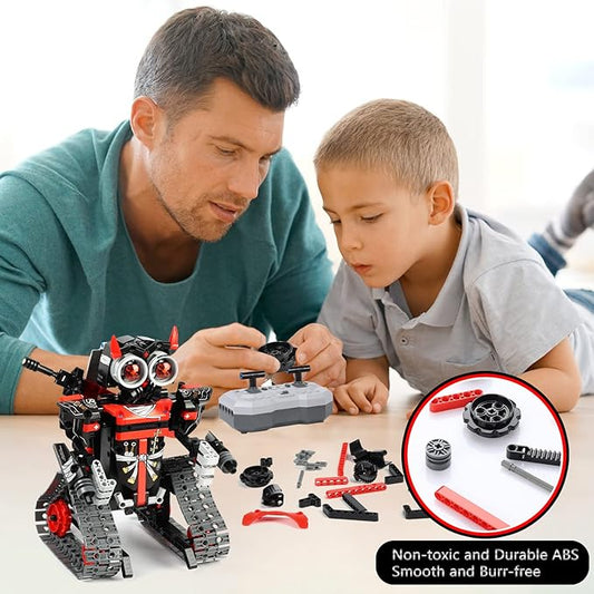 BEMITON Robot Building Toys STEM Projects for Kids Ages 6-10 8-12 and up, 3 in 1 Remote Control Car Coding Set, Educational Robotics Science Kit, Birthday for Teen Boys Girls