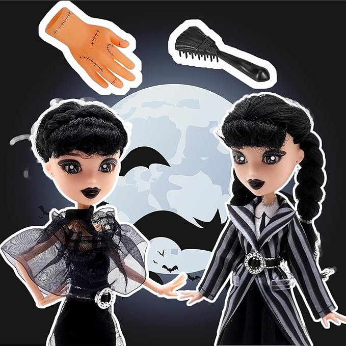 9'' Adams Doll with Gift Box, High Heels, Black Dress, and Hair, Perfect Christmas and Birthdays Toy Gift for Girls & Fans(New A)