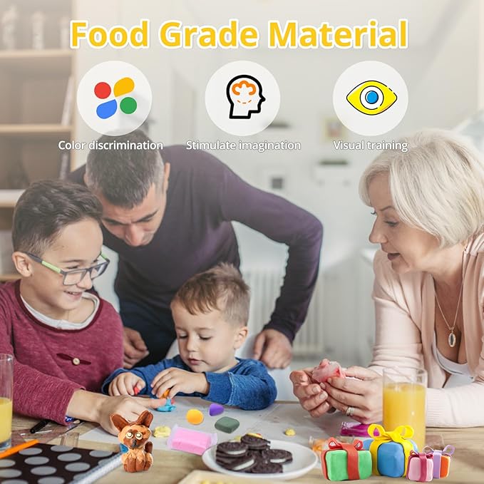 Air Dry Clay, 180 Packs Colored Foam Clay, Moldable Foam Clay Super Light Air Dry Clay Perfec for Arts Crafts