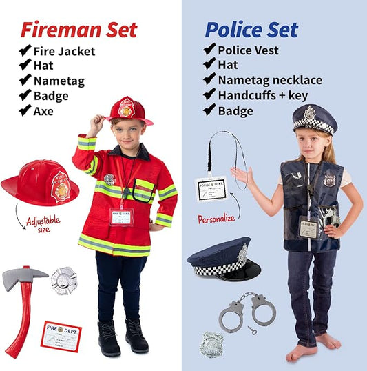 Born Toys Dress Up & Pretend Play Kids Costumes Set Ages 3-7, Washable Kids Dress Up Clothes for Play