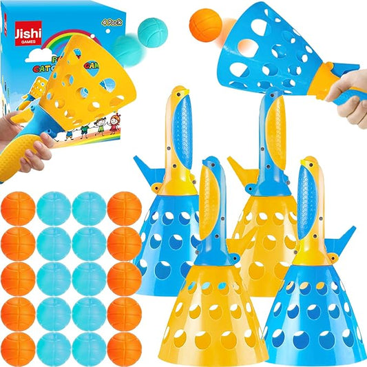 Pop-Pass-Catch Ball Game Outdoor Toys for Kids Games, Pool Beach Toys for Toddler Boys, Indoor Outdoor Games for Kids Ages 3-5-7 4-8-12 Year Old Boys Girls Teens Adults Family & Friends Yard Party Fun