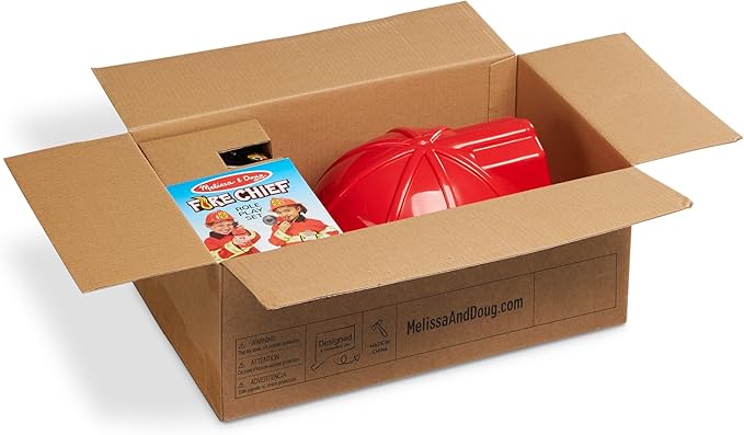 Melissa & Doug Fire Chief Role Play Costume Dress-Up Set