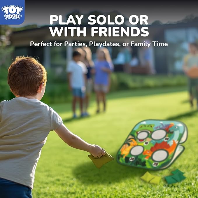TOY Life Toddler Outdoor Toys for Kids Ages 4-8, Bean Bag Toss, Outside Yard Games for Kids Cornhole, Indoor Lawn Backyard Games Birthday Family Party Toddler Game, Gift for Boys 3 4 5 6 7
