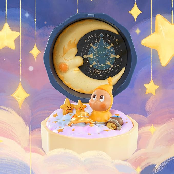 POP MART Romantic Ring Box Series 4 Scene Sets Blind Box Figures, Collectible Toys Home Decorations, Holiday Birthday Gifts for Girls and Boys, Whole Set