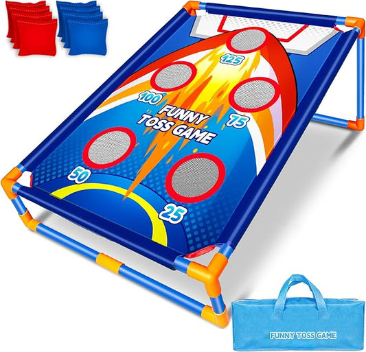 Bean Bag Toss Game for Kids,Outdoor Game for Kids,Family Party Game Birthday Christmas Outdoor Activities