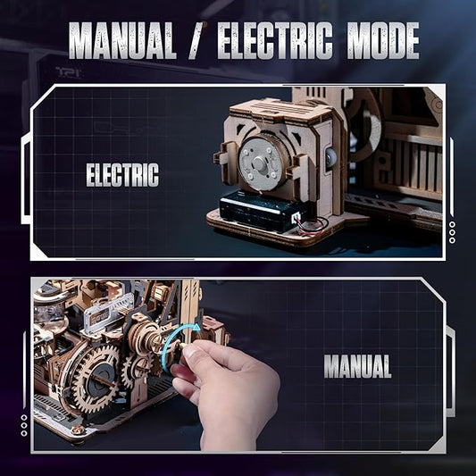 RoWood 3D Puzzles for Adults,Wooden Puzzles for Adults,Marble Run Model Kits,3D Wooden Puzzles Gift