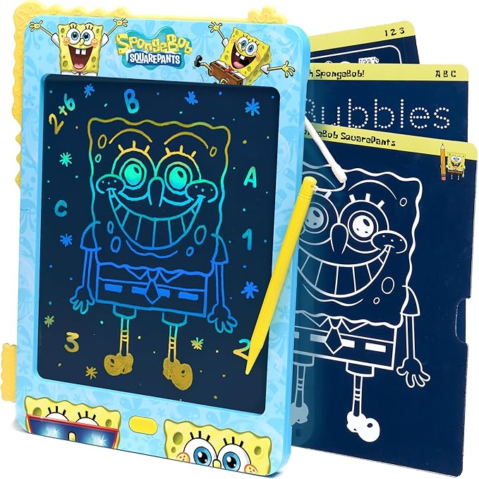 Spongebob LCD Doodle Writing Tablet (Lagoon Blue)