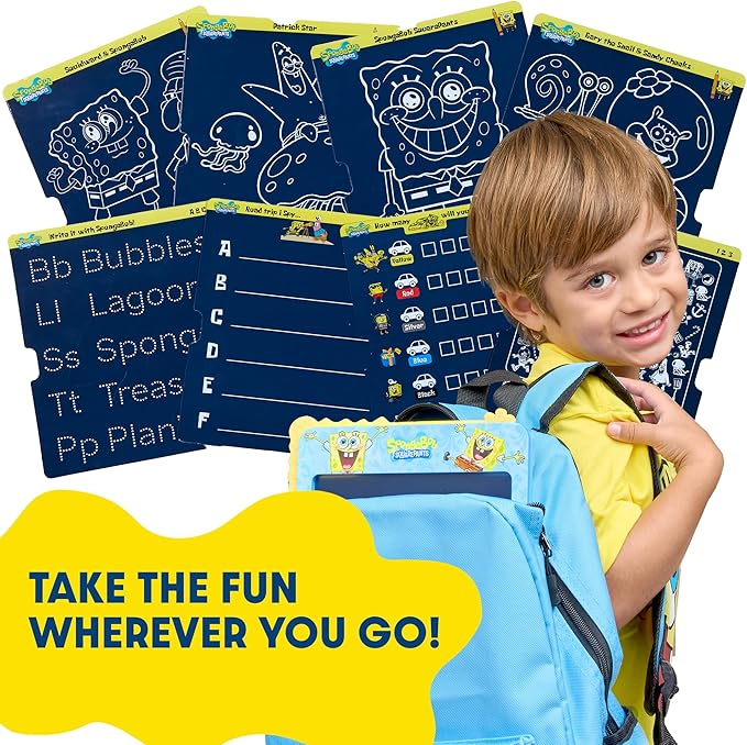 Spongebob LCD Doodle Writing Tablet (Lagoon Blue)