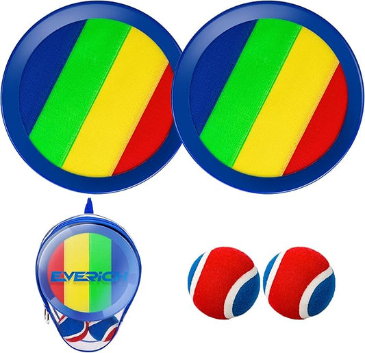 Toss and Catch Ball Game - Ideal Outdoor Beach, Pool & Yard Toy for Toddlers and Kids Ages 4, 5, 6, 7, 8+, Perfect for Boys Girls - Great Birthday Gift & Easter Basket Stuffer